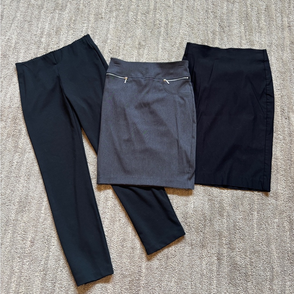 3 Pcs Elle and Joe B Bundle of Professional Skirts and Pant